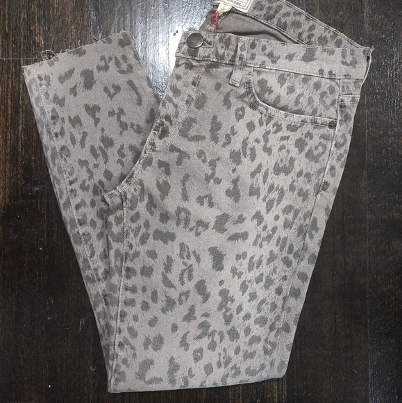 Current/Elliott Denim - Current Elliott Animal Print Stiletto Jeans